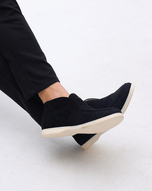 Fashion Date High Suede Loafers