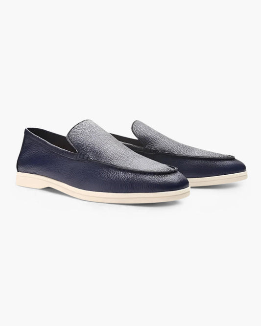 Fashion Date Cowhide Leather Loafers